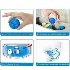 🚽 Toilet Cleaning Tablet (10 pcs) | Automatic Cleaner & Deodorizer 🔥 Limited Offer – Buy Now!