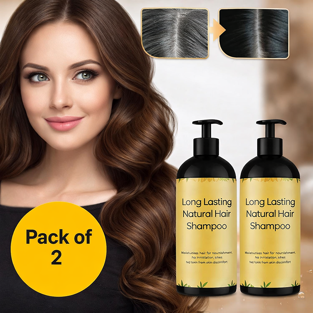 Long Lasting Natural Hair Dye Shampoo Buy 1 Get 1 Free