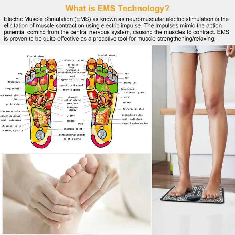 Wireless Relaxing  EMS Foot Massager